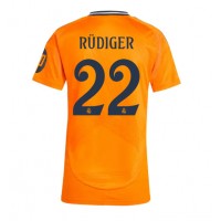 Fotbalové Dres Real Madrid Antonio Rudiger #22 Dámské Venkovní 2024-25 Krátký Rukáv